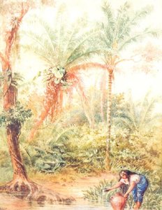 nő a patakban alkotó: Bernhard Wiegandt